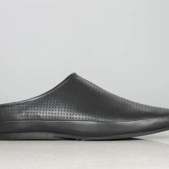 PRIVO By Inc5 MEN STICHED DOWN LEATEHR CLOSED TOE-BLACK