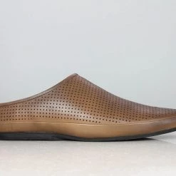 PRIVO By Inc5 STICHED DOWN CLOSED TOE-TAN MEN