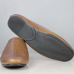 PRIVO By Inc5 STICHED DOWN CLOSED TOE-TAN MEN