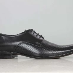 PRIVO By Inc5 OFFICE LEATHER LACE-UP DERBY-BLACK MEN