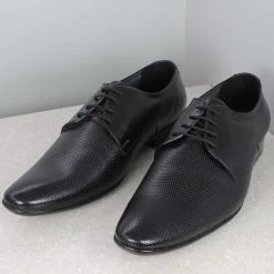 PRIVO By Inc5 OFFICE LEATHER LACE-UP DERBY-BLACK MEN
