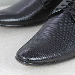 PRIVO By Inc5 OFFICE LEATHER LACE-UP DERBY-BLACK MEN