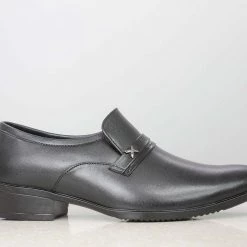 PRIVO By Inc5 MEN CROSS TRIM FORMAL SLIPON-BLACK