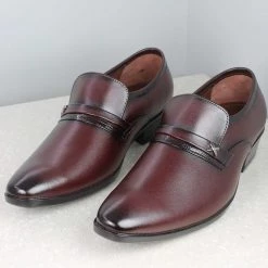 PRIVO By Inc5 MEN CROSS TRIM FORMAL SLIPON-WINE