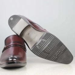 PRIVO By Inc5 MEN CROSS TRIM FORMAL SLIPON-WINE