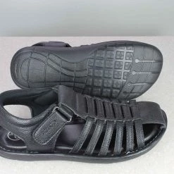 PRIVO By Inc5 TRI-BAND VELCRO CASUAL SANDAL-BLACK