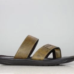 PRIVO By Inc5 THONG PU CASUAL SLIPPER-TAN MEN