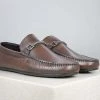 PRIVO By Inc5 MEN LONG VAMP TRIM MOCCASIN-BROWN