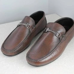 PRIVO By Inc5 MEN LONG VAMP TRIM MOCCASIN-BROWN 9 PRIVO By Inc5 MEN LONG VAMP TRIM MOCCASIN-BROWN