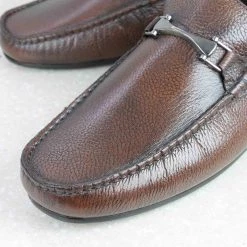 PRIVO By Inc5 MEN LONG VAMP TRIM MOCCASIN-BROWN 10 PRIVO By Inc5 MEN LONG VAMP TRIM MOCCASIN-BROWN