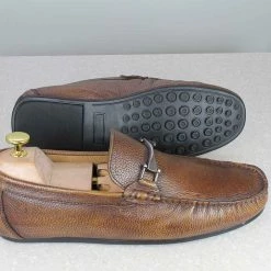 PRIVO By Inc5 MEN BUCKLE STRAP CASUAL DRIVING SHOES-TAN