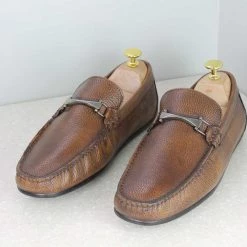 PRIVO By Inc5 MEN BUCKLE STRAP CASUAL DRIVING SHOES-TAN