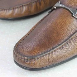 PRIVO By Inc5 MEN BUCKLE STRAP CASUAL DRIVING SHOES-TAN