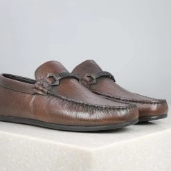 PRIVO By Inc5 RIBBED TRIM MOCCASIN-BROWN