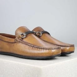 PRIVO By Inc5 RIBBED TRIM MOCCASIN-R.TAN MEN