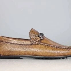 PRIVO By Inc5 RIBBED TRIM MOCCASIN-R.TAN MEN