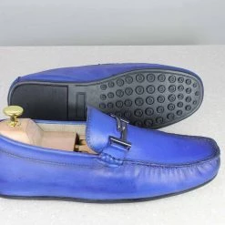 PRIVO By Inc5 BUCKLE STRAP CASUAL DRIVING SHOES-BLUE