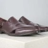 PRIVO By Inc5 MEN POINTED TOE VELCRO SANDAL-CHERRY