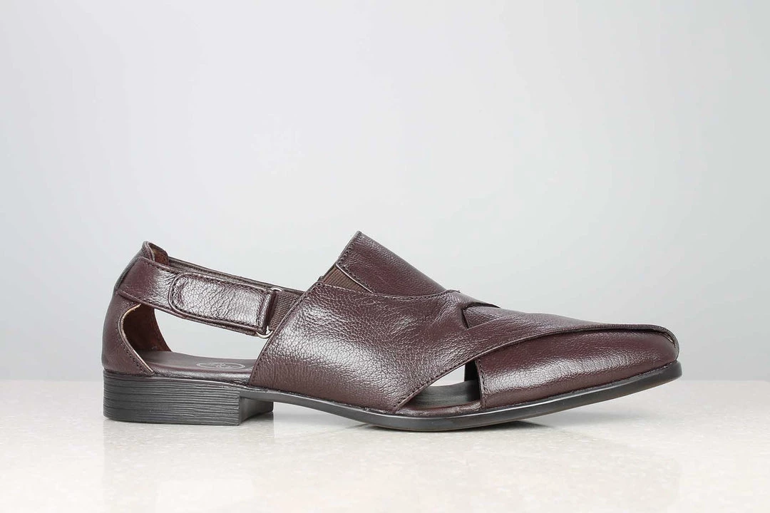 PRIVO By Inc5 MEN POINTED TOE VELCRO SANDAL-CHERRY 4 PRIVO By Inc5 MEN POINTED TOE VELCRO SANDAL-CHERRY