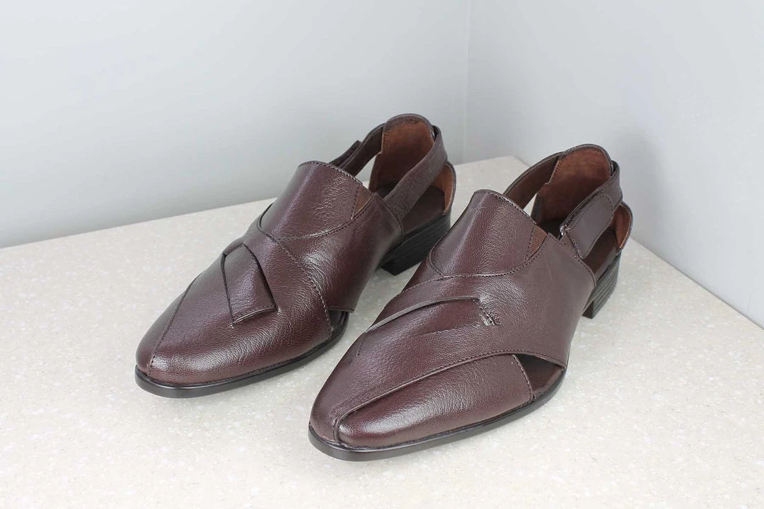 PRIVO By Inc5 MEN POINTED TOE VELCRO SANDAL-CHERRY 5 PRIVO By Inc5 MEN POINTED TOE VELCRO SANDAL-CHERRY