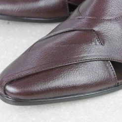 PRIVO By Inc5 MEN POINTED TOE VELCRO SANDAL-CHERRY 10 PRIVO By Inc5 MEN POINTED TOE VELCRO SANDAL-CHERRY