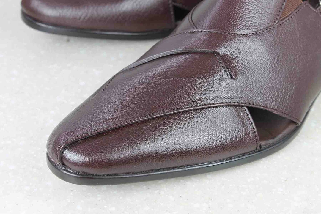 PRIVO By Inc5 MEN POINTED TOE VELCRO SANDAL-CHERRY 6 PRIVO By Inc5 MEN POINTED TOE VELCRO SANDAL-CHERRY