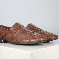 PRIVO By Inc5 MEN FLEXI CASUAL SHOES-TAN