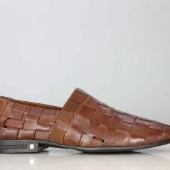 PRIVO By Inc5 MEN FLEXI CASUAL SHOES-TAN