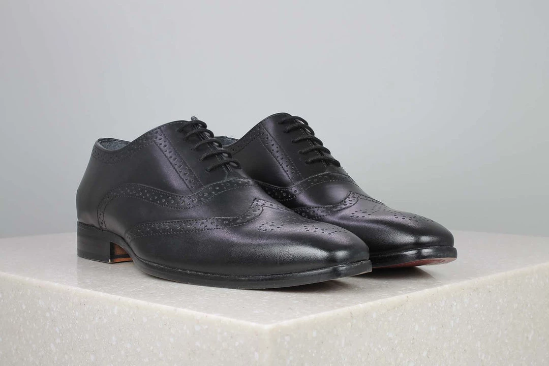 PRIVO By Inc5 MEN BROGUES LACE-UP-BLACK 3 PRIVO By Inc5 MEN BROGUES LACE-UP-BLACK