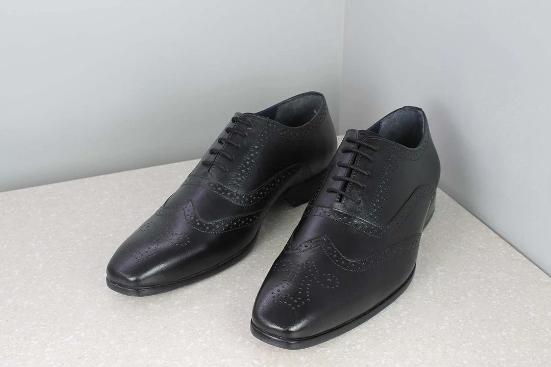 PRIVO By Inc5 MEN BROGUES LACE-UP-BLACK 5 PRIVO By Inc5 MEN BROGUES LACE-UP-BLACK