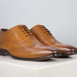 PRIVO By Inc5 BROGUES LACE-UP-TAN MEN