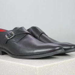 PRIVO By Inc5 FORMALS LEATHER MONK SHOE-BLACK