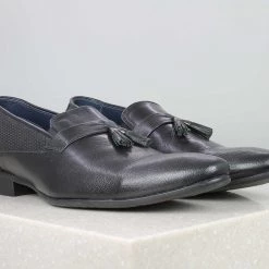 PRIVO By Inc5 EMBOSS VAMP PU SLIPPON-BLACK