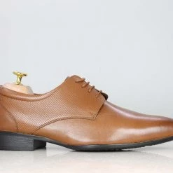 PRIVO By Inc5 MEN OFFICE LACE-UP DERBY-TAN