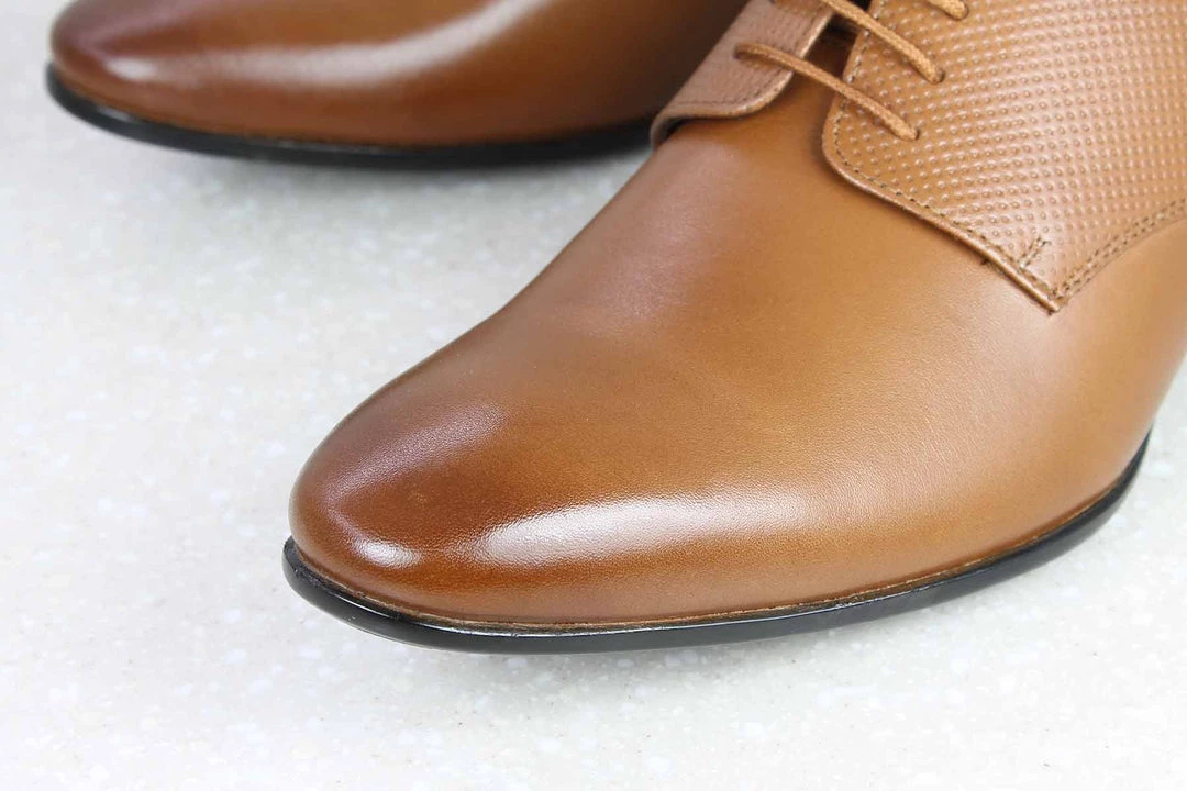 PRIVO By Inc5 MEN OFFICE LACE-UP DERBY-TAN 7 PRIVO By Inc5 MEN OFFICE LACE-UP DERBY-TAN