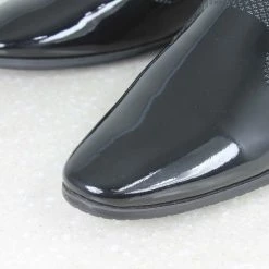 PRIVO By Inc5 PATENT FORMALS PU SHOES-BLACK MEN