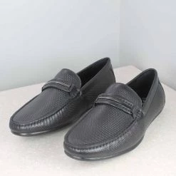 ATESBER By Inc5 TRIM DRIVING SHOES - BLACK_100 MEN