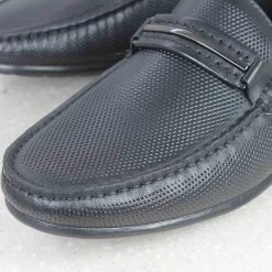 ATESBER By Inc5 TRIM DRIVING SHOES - BLACK_100 MEN