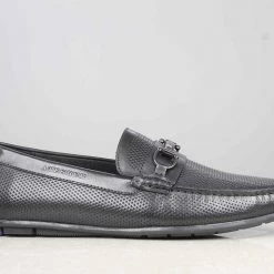 ATESBER By Inc5 TRIM DRIVING SHOES - BLACK MEN