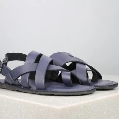 PRIVO By Inc5 MEN CROSSED TOE POST SANDAL-BLUE