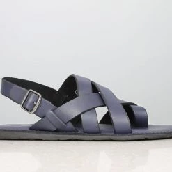 PRIVO By Inc5 MEN CROSSED TOE POST SANDAL-BLUE