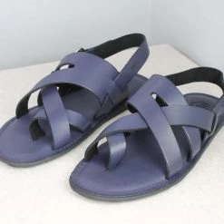 PRIVO By Inc5 MEN CROSSED TOE POST SANDAL-BLUE