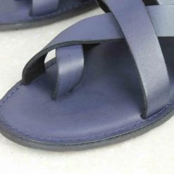 PRIVO By Inc5 MEN CROSSED TOE POST SANDAL-BLUE