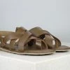 PRIVO By Inc5 STRAPI TRP LEATHER SANDAL-MEHNDI