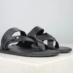 PRIVO By Inc5 INTERLACE DECO SLIPPER-BLACK