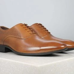 PRIVO By Inc5 PRINTED OXFORD LACE-UP-TAN MEN