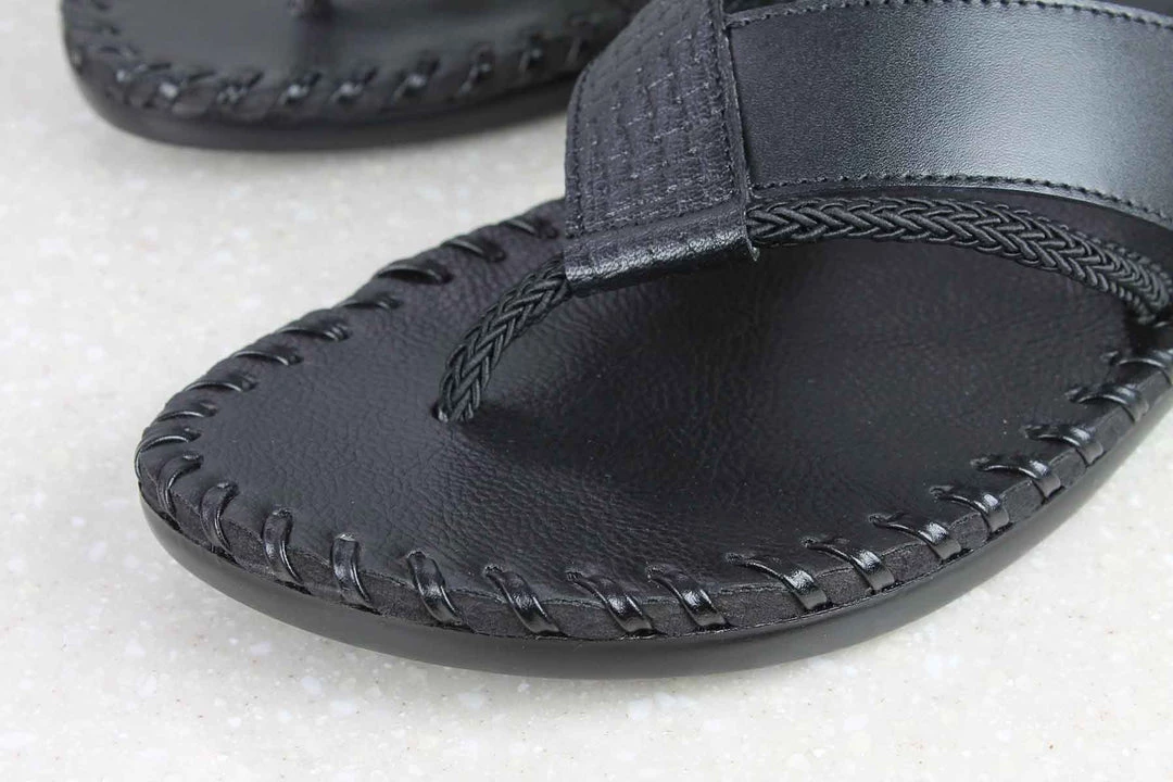 PRIVO By Inc5 EMBOSSED ROPE THONG-BLACK 6 PRIVO By Inc5 EMBOSSED ROPE THONG-BLACK