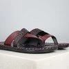 PRIVO By Inc5 EMBOSSED STRAP TOE THONG-MAROON