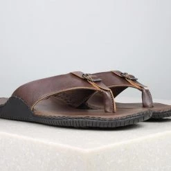 PRIVO By Inc5 MEN FRONT BUCKLE THONG-BROWN