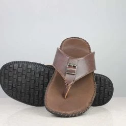 PRIVO By Inc5 MEN FRONT BUCKLE THONG-BROWN